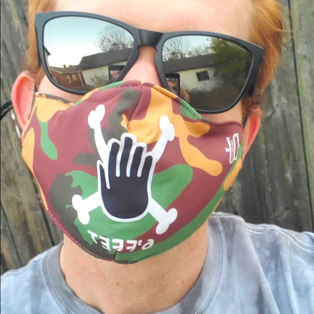 Fatigue 6’ft Crossbones & Hand Face Mask